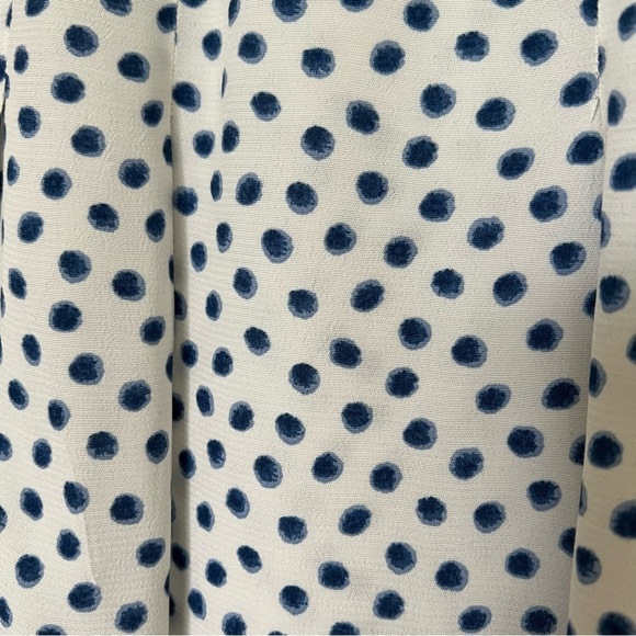 2/$30 H&M Maxi Pleated Polkadot Skirt with Side Slits SZ 10 - Picture 4 of 16